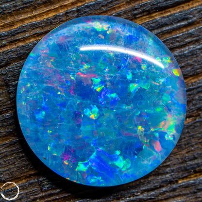 AAA + Black Opal Triplet, Australien, 0,67g/35ct