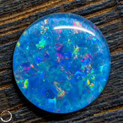 AAA + Black Opal Triplet, Australien, 0,67g/35ct