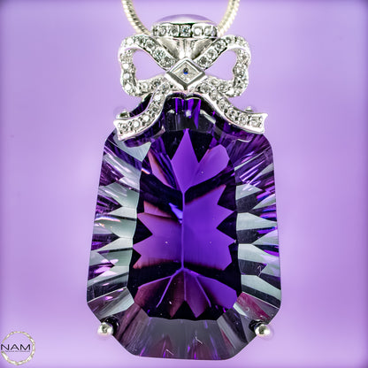 Amethyst-Anhänger – ein Meisterwerk aus Licht, Tiefe und Eleganz 14,31g  71,55ct