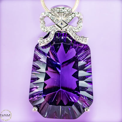 Amethyst-Anhänger – ein Meisterwerk aus Licht, Tiefe und Eleganz 14,31g  71,55ct