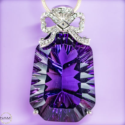 Amethyst-Anhänger – ein Meisterwerk aus Licht, Tiefe und Eleganz 14,31g  71,55ct