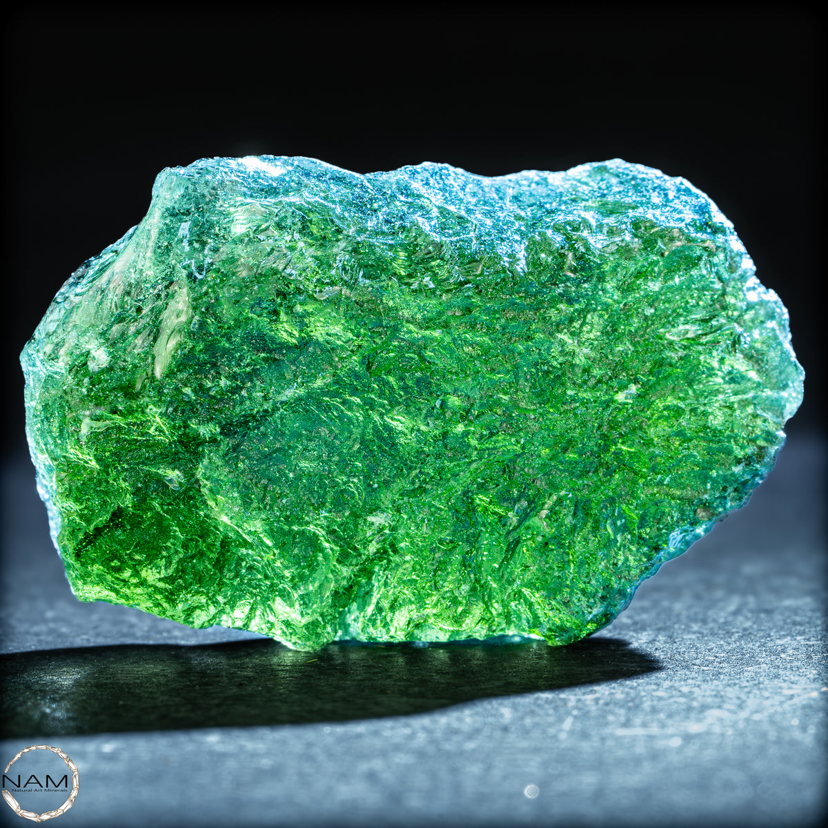 Großer Natürlicher Moldavit Kristall - 12,03g - 60,15ct