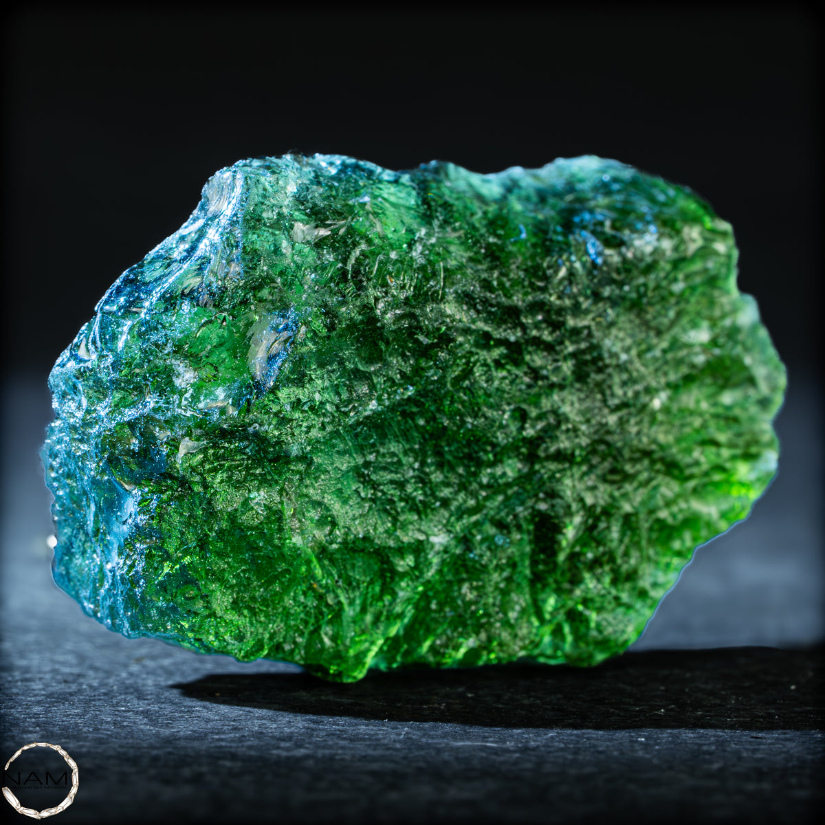Großer Natürlicher Moldavit Kristall - 12,03g - 60,15ct
