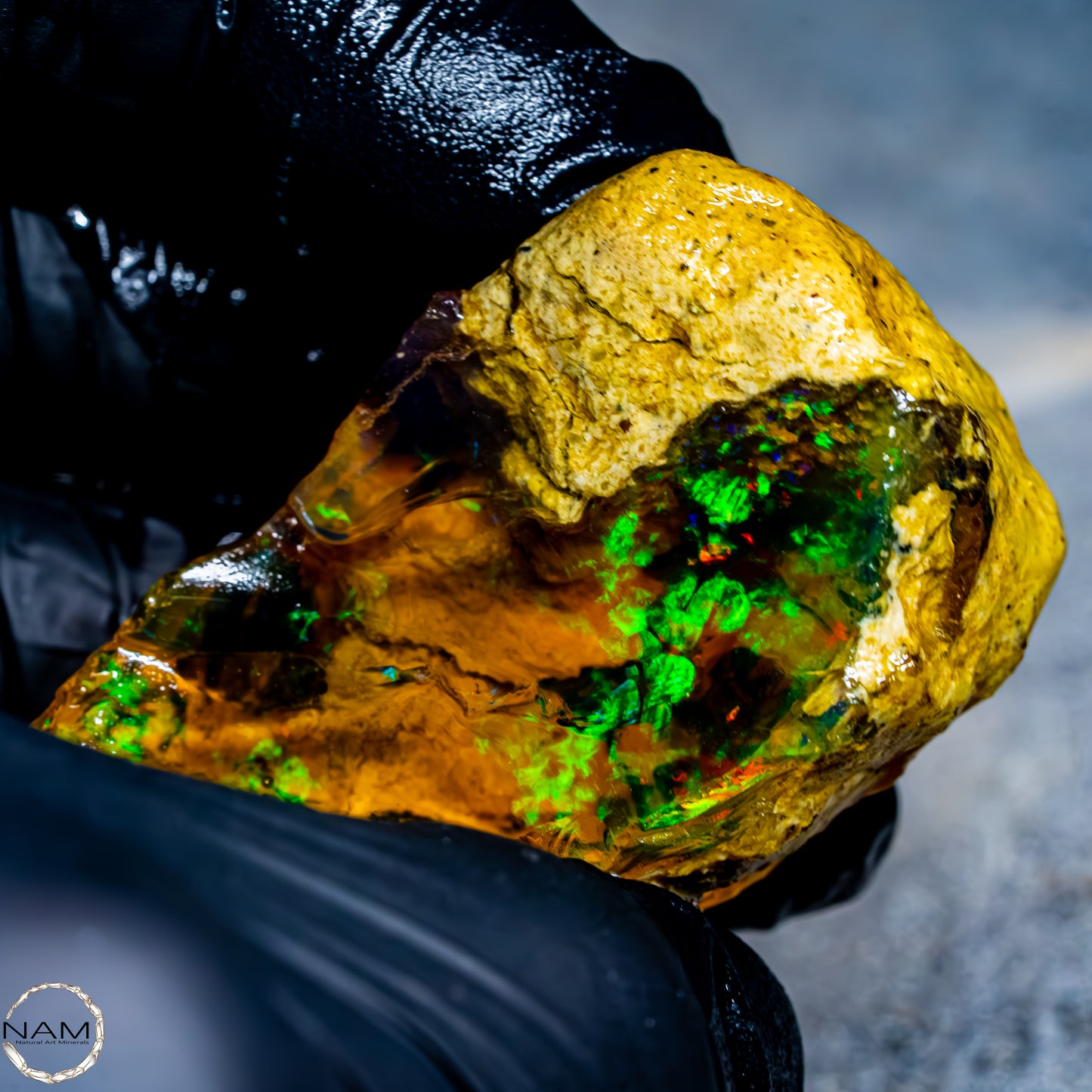 Seltener Natürlicher Großer Kristall-Opal, Äthiopien -37,71g