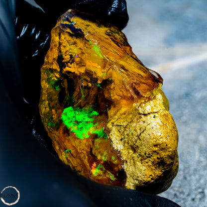 Seltener Natürlicher Großer Kristall-Opal, Äthiopien -37,71g