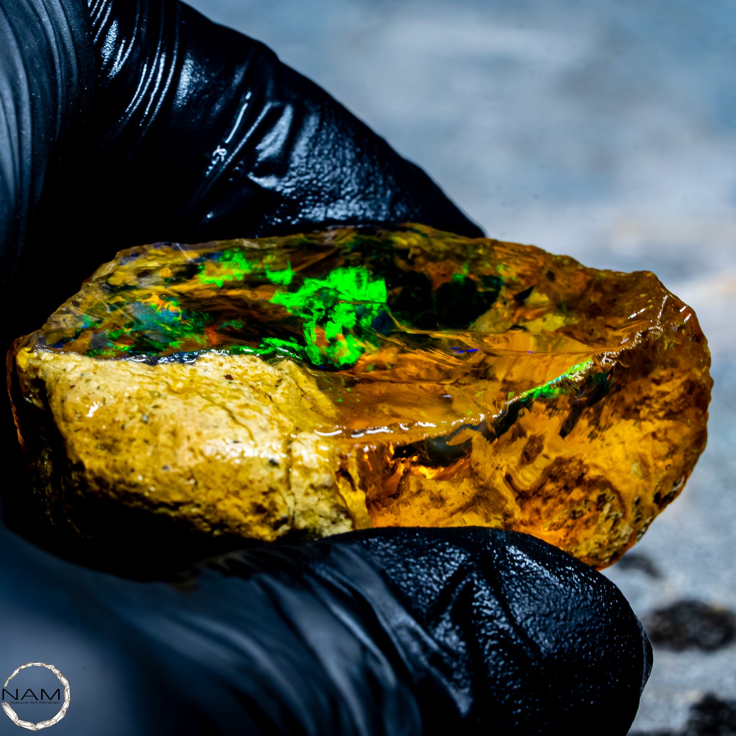 Seltener Natürlicher Großer Kristall-Opal, Äthiopien -37,71g