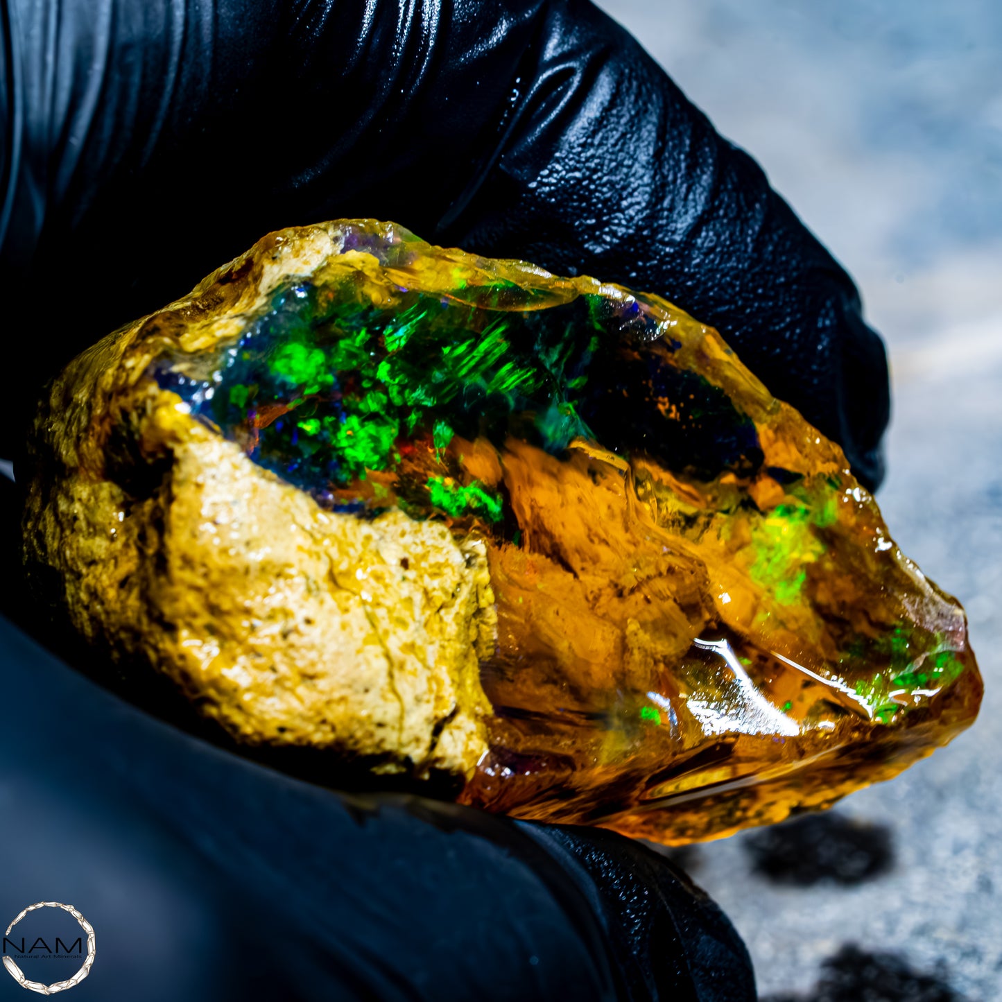 Seltener Natürlicher Großer Kristall-Opal, Äthiopien -37,71g