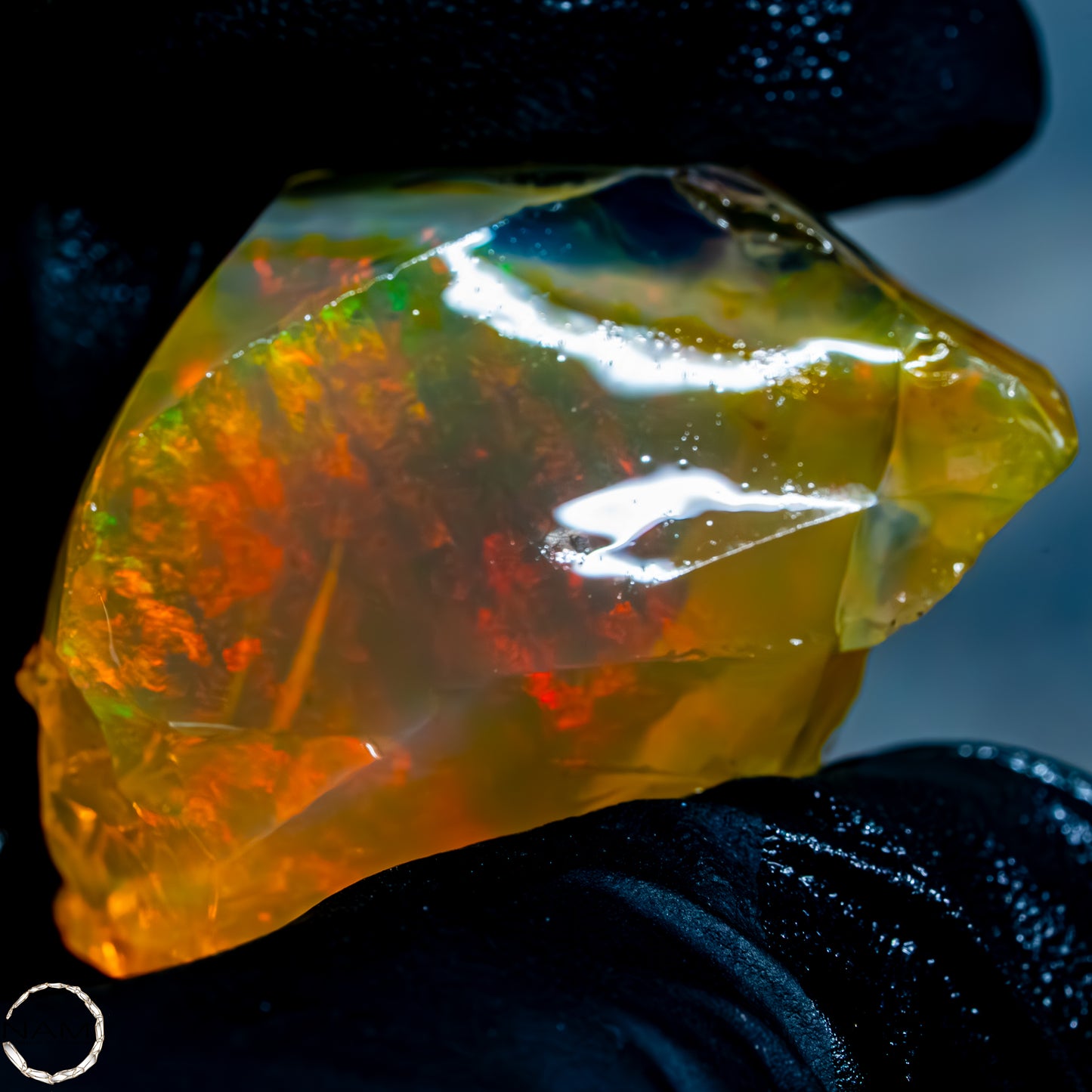 Seltener Natürlicher Großer Kristall-Opal, Äthiopien -13,37g