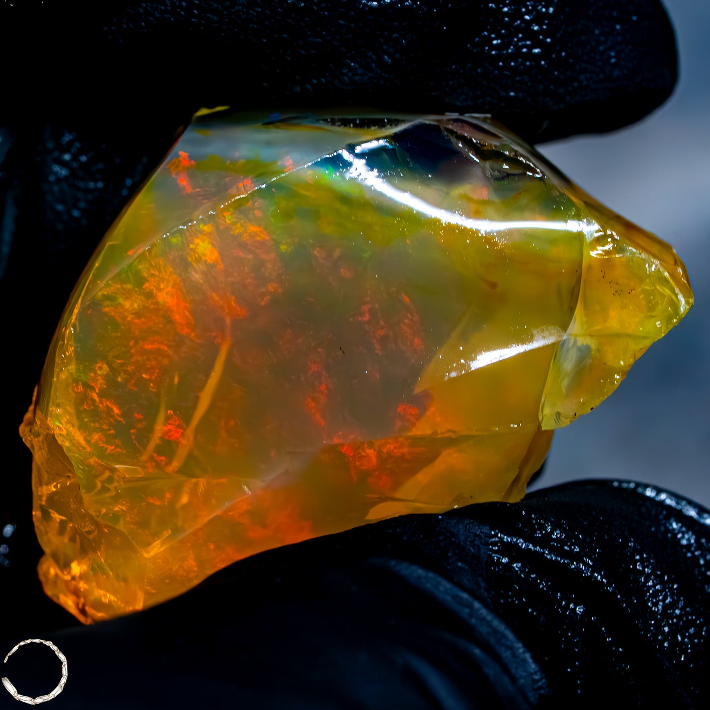 Seltener Natürlicher Großer Kristall-Opal, Äthiopien -13,37g