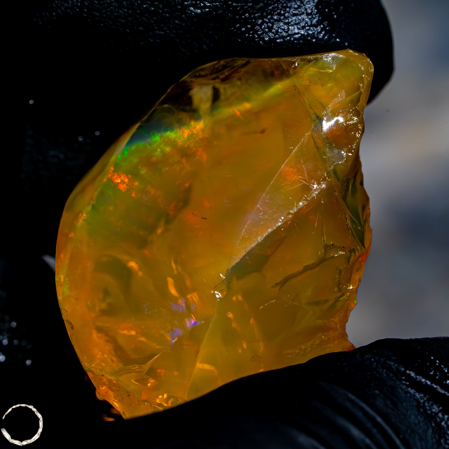 Seltener Natürlicher Großer Kristall-Opal, Äthiopien -13,37g