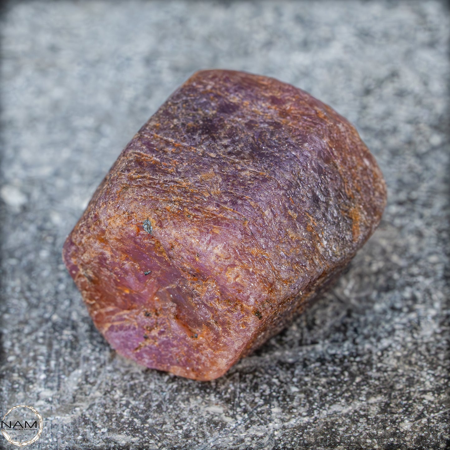 Seltener Padparadscha Farbener Saphirekristall aus Tansania - 18,34g - 91,70ct