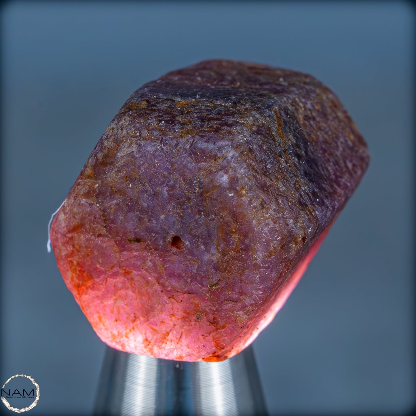 Seltener Padparadscha Farbener Saphirekristall aus Tansania - 18,34g - 91,70ct