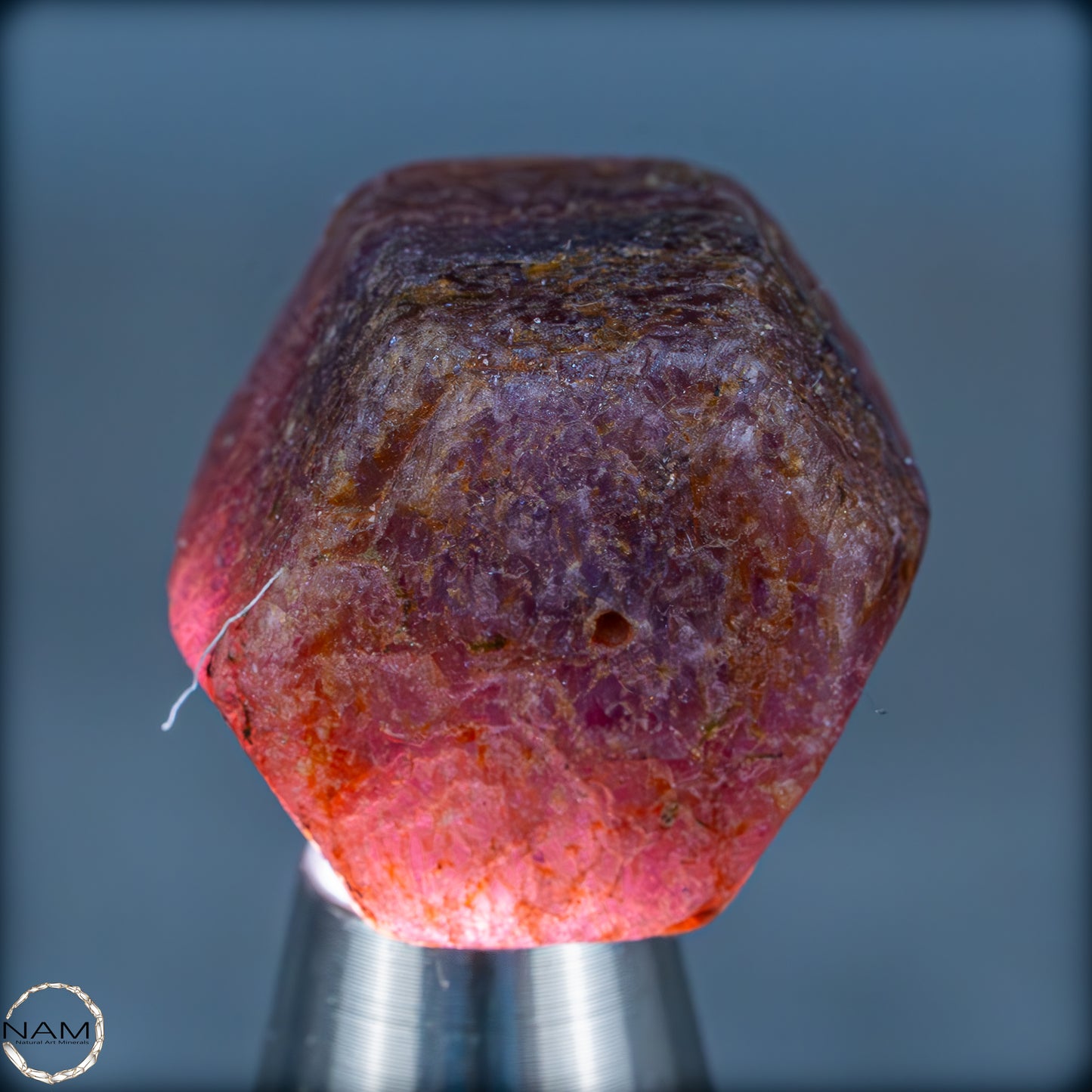 Seltener Padparadscha Farbener Saphirekristall aus Tansania - 18,34g - 91,70ct