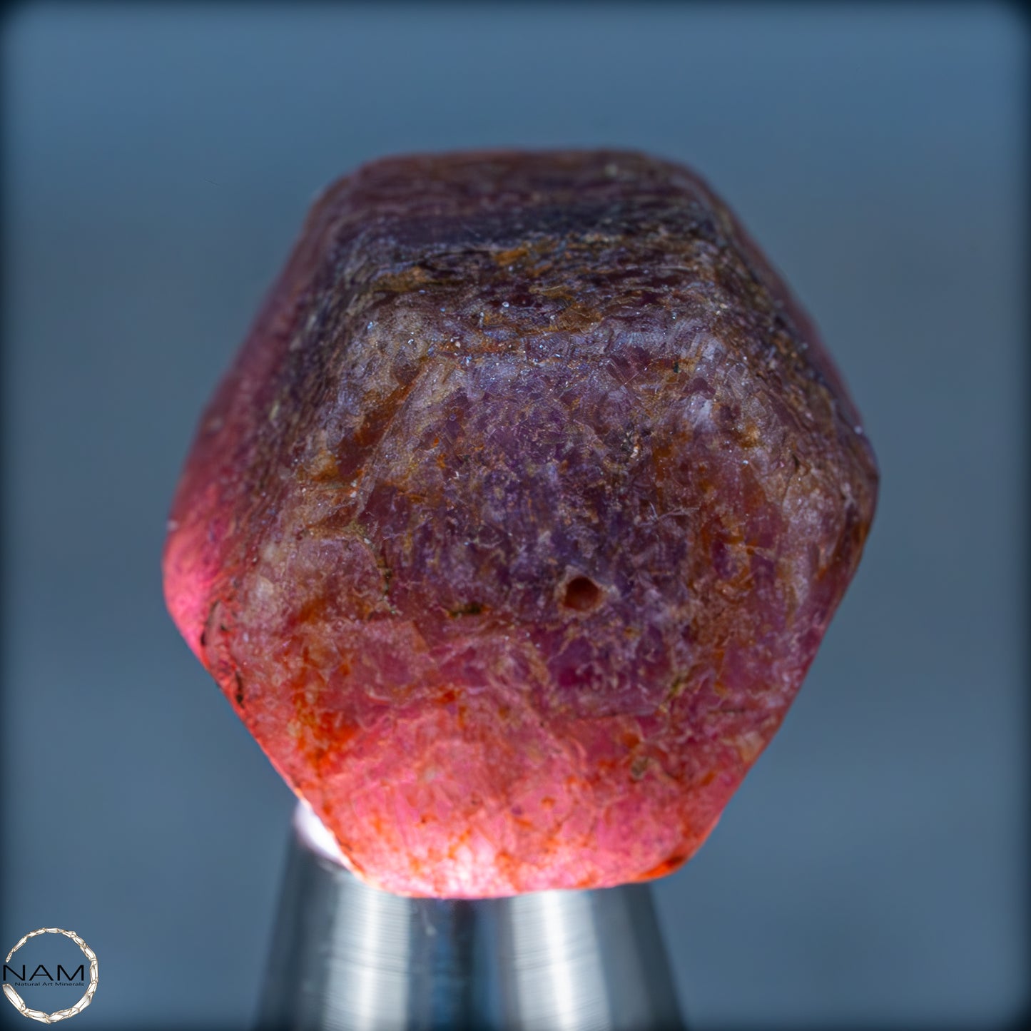 Seltener Padparadscha Farbener Saphirekristall aus Tansania - 18,34g - 91,70ct