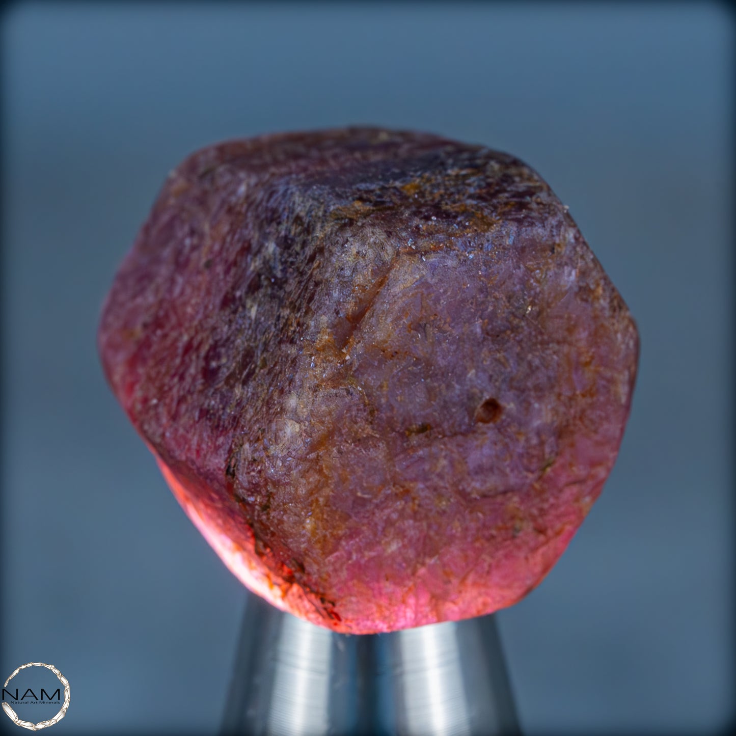 Seltener Padparadscha Farbener Saphirekristall aus Tansania - 18,34g - 91,70ct