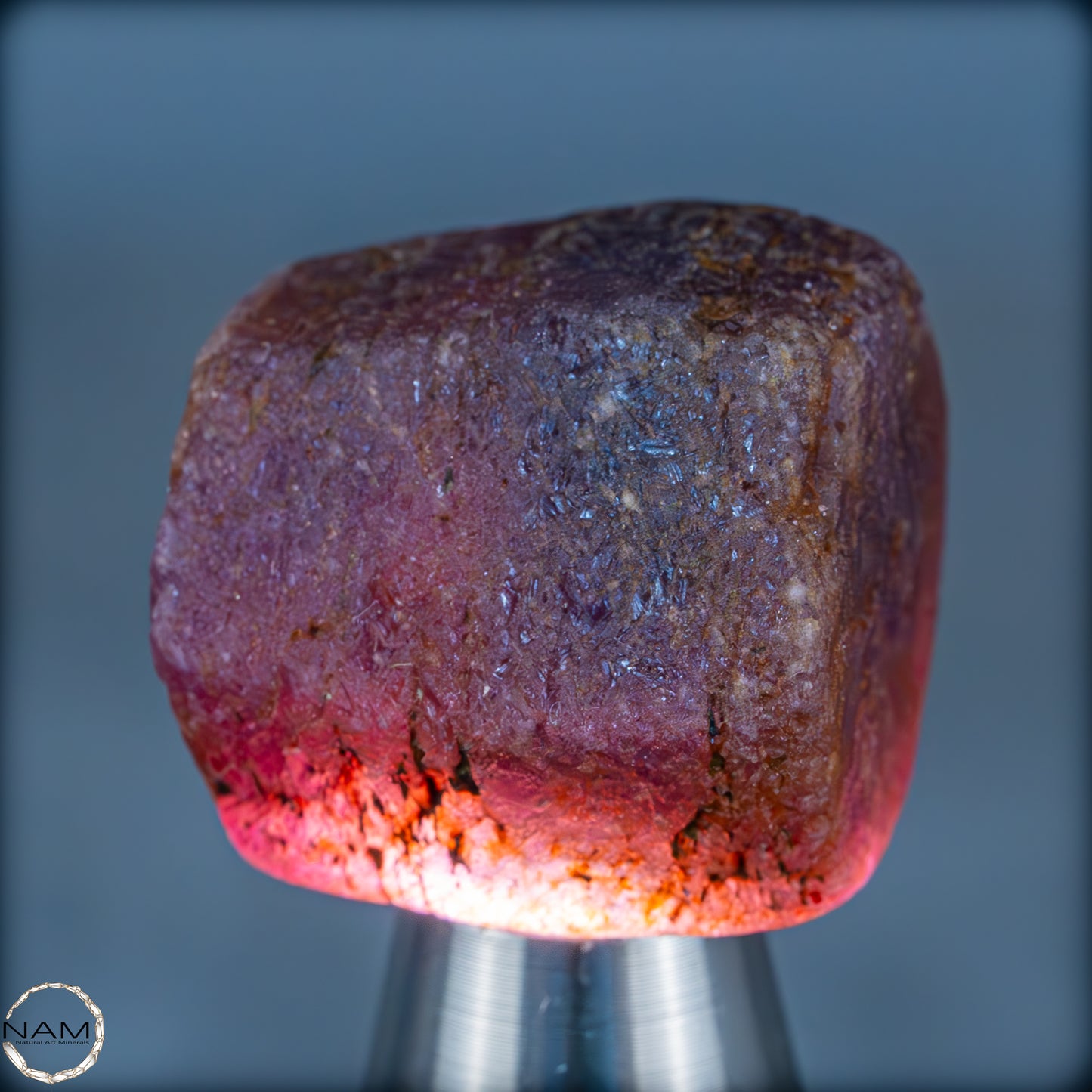 Seltener Padparadscha Farbener Saphirekristall aus Tansania - 18,34g - 91,70ct