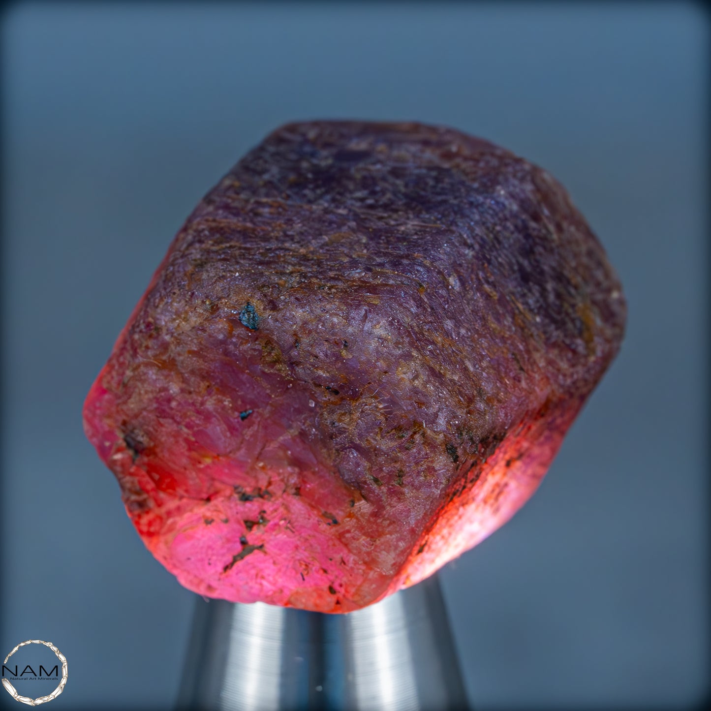 Seltener Padparadscha Farbener Saphirekristall aus Tansania - 18,34g - 91,70ct