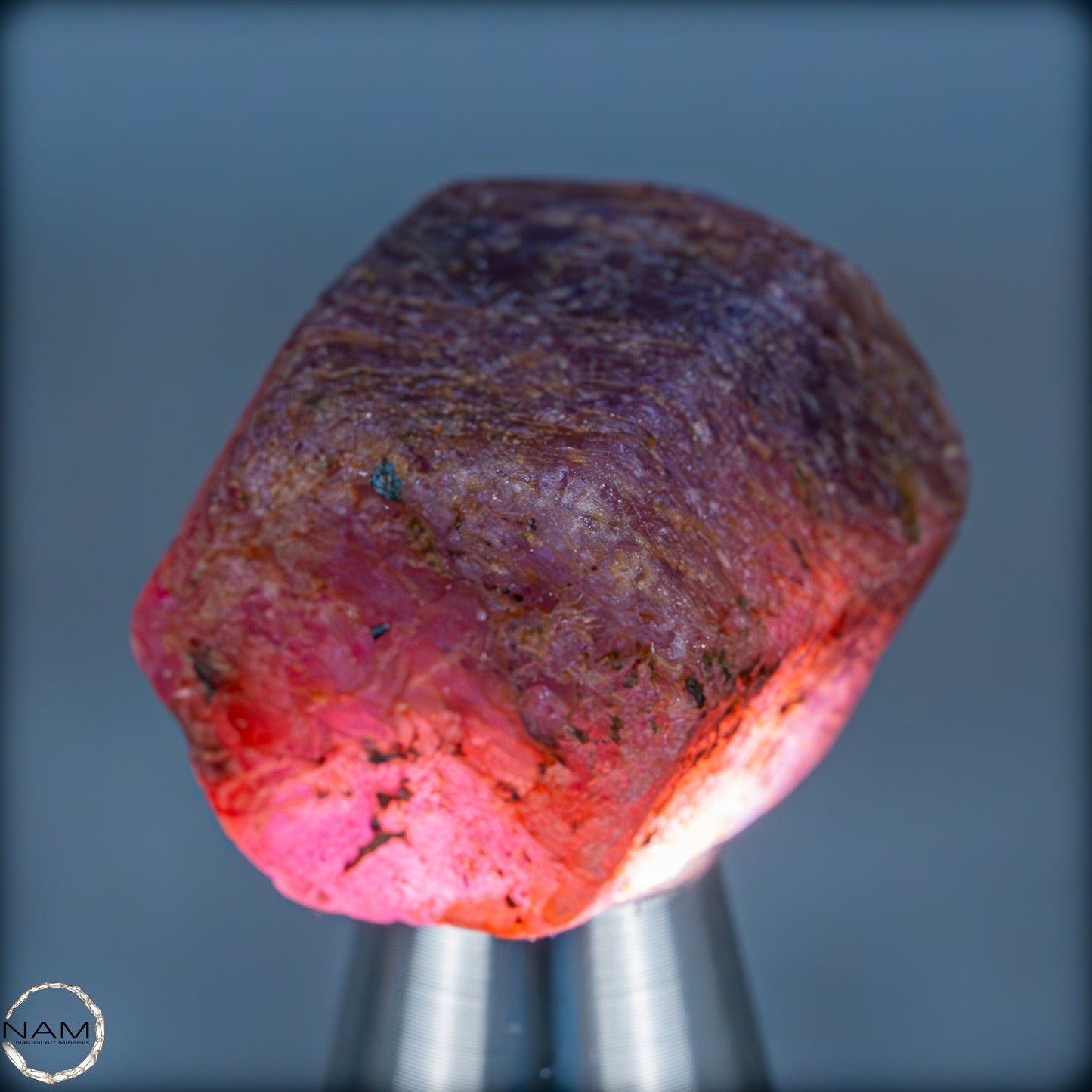 Seltener Padparadscha Farbener Saphirekristall aus Tansania - 18,34g - 91,70ct