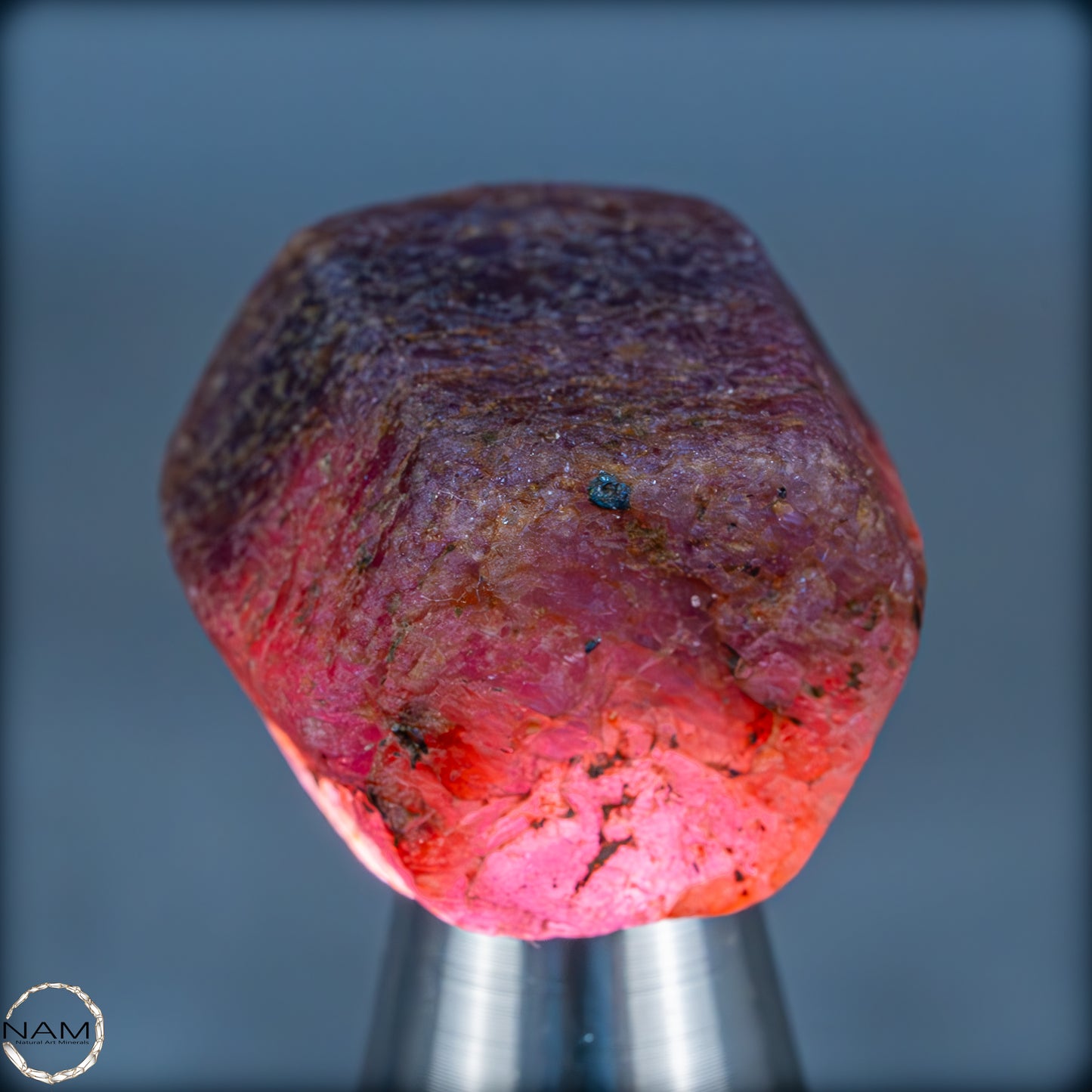 Seltener Padparadscha Farbener Saphirekristall aus Tansania - 18,34g - 91,70ct