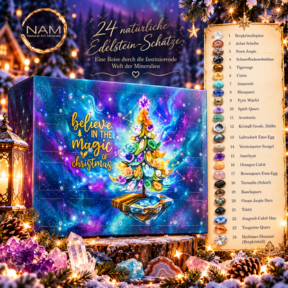 Edelstein-Adventskalender – 24 funkelnde Naturschätze