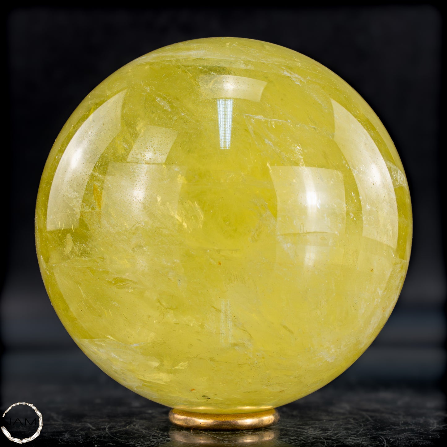 Top Qualität Transparenter Citrin Kristall Kugel - Brasilien - 1074,35g