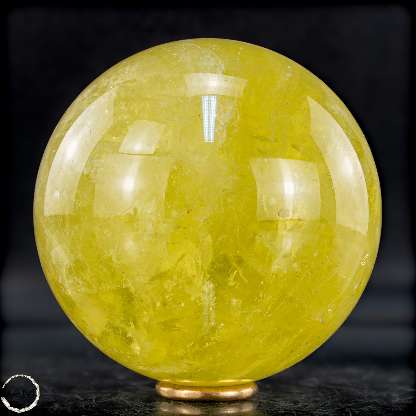 Top Qualität Transparenter Citrin Kristall Kugel - Brasilien - 1074,35g