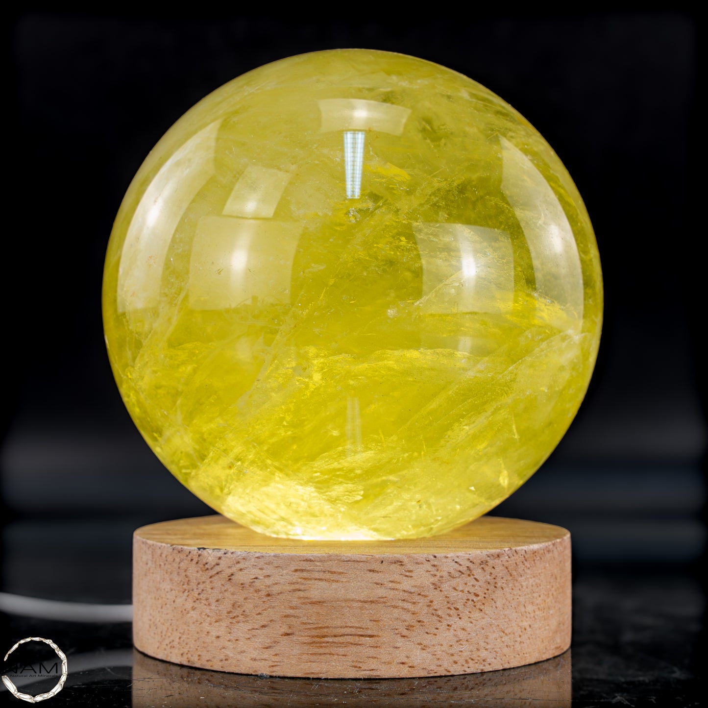 Top Qualität Transparenter Citrin Kristall Kugel - Brasilien - 1074,35g