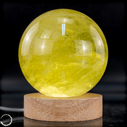 Top Qualität Transparenter Citrin Kristall Kugel - Brasilien - 1074,35g