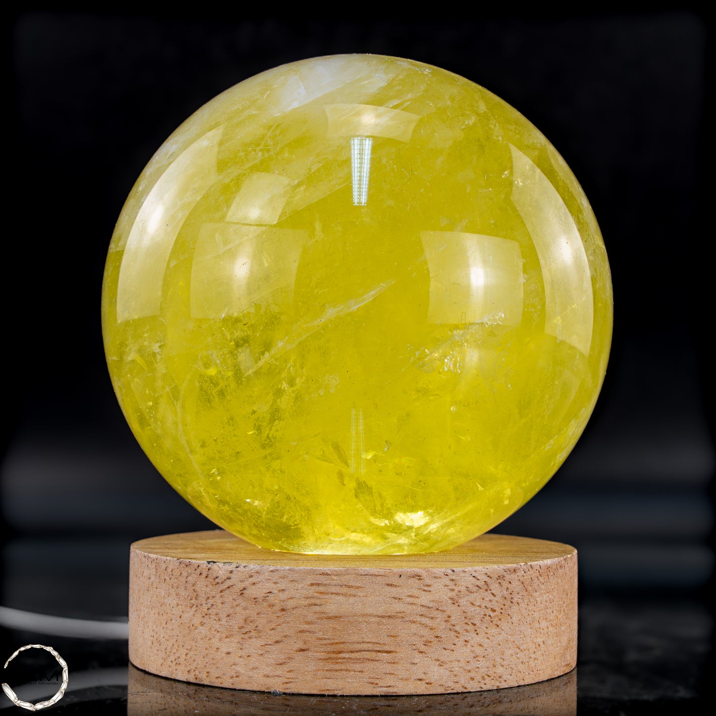 Top Qualität Transparenter Citrin Kristall Kugel - Brasilien - 1074,35g