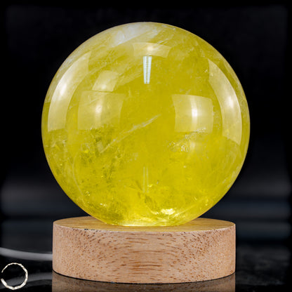Top Qualität Transparenter Citrin Kristall Kugel - Brasilien - 1074,35g