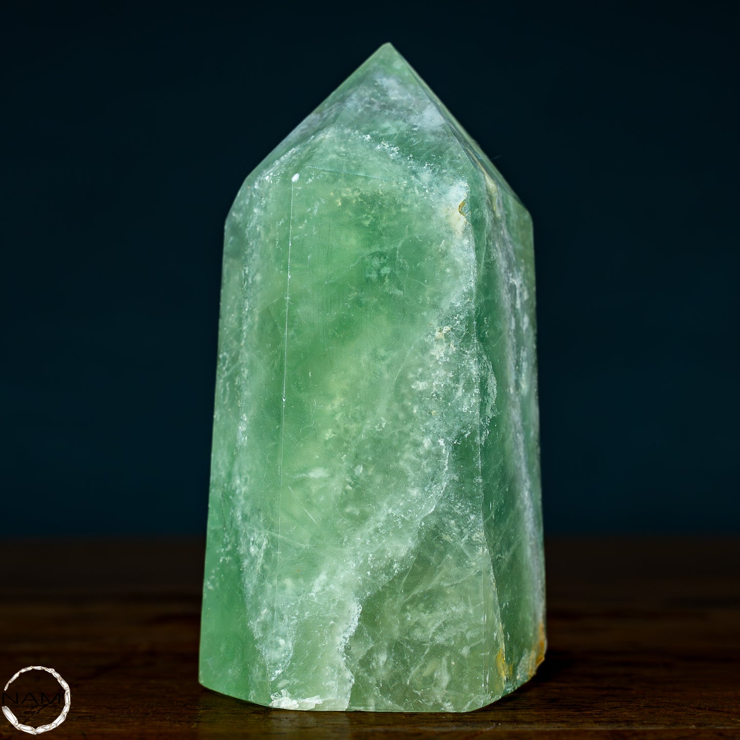 Natürlicher Grüner Fluorit-Kristall Obelisk - 903,42g