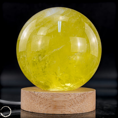 Top Qualität Transparenter Citrin Kristall Kugel - Brasilien - 1074,35g