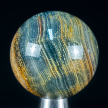 Seltene Natürlich Blaue-Onyx Kristall-Kugel, Argentinien - 266,58g - 57,3mm