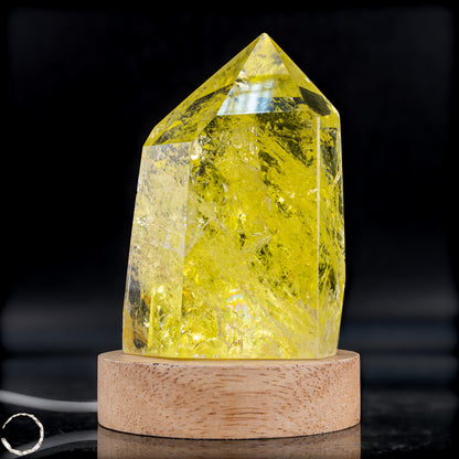 Top Qualität Transparenter Citrin Kristall - Brasilien - 473,18g