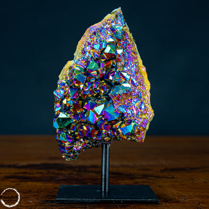 Kristall-Aura-Amethyst auf Ständer – 396,15g