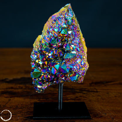 Kristall-Aura-Amethyst auf Ständer – 396,15g