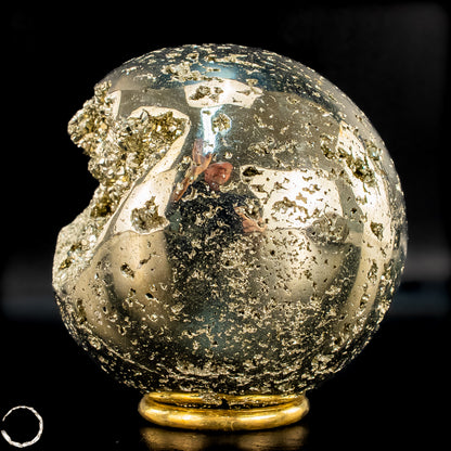 Natürliche Dekorative Pyrit-Kristall Kugel / Druse - 1442,72g