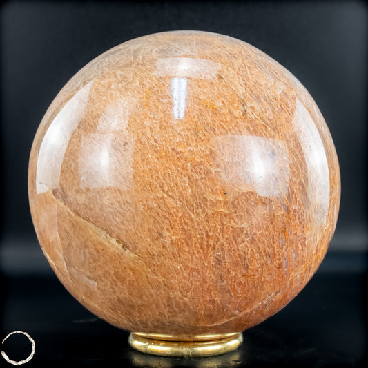 Natürlicher Pfirsich-Mondstein Kristall-Kugel - 1868,41g