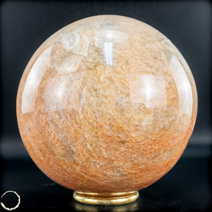 Natürlicher Pfirsich-Mondstein Kristall-Kugel - 1868,41g