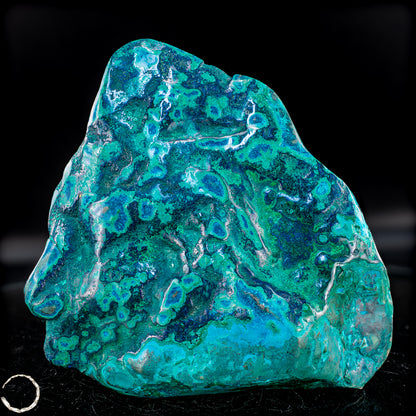 Botryoidaler Chrysokolla, Malachit und Azurit, sehr selten - 1761,25g