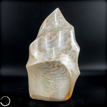 Natürliche Polychrome Jaspis Kristall-Flamme - 710,33g