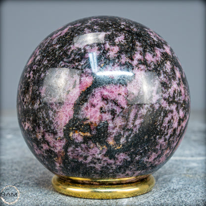 Natürliche Rhodonit-Kristall Kugel - 614,35g - 70mm