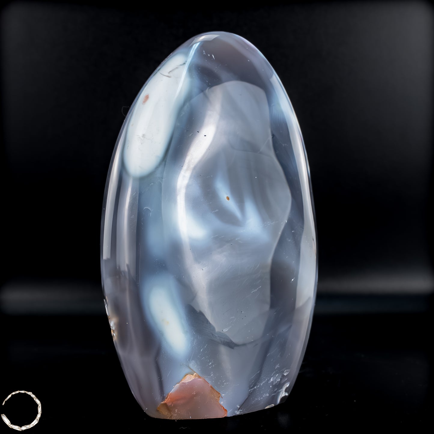 Natürliche Orca-Achat Kristall Freiform aus Brasilien - 607,12g