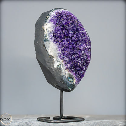Natürliche Amethyst-Kristalle/Druse auf Ständer - 3357,12g