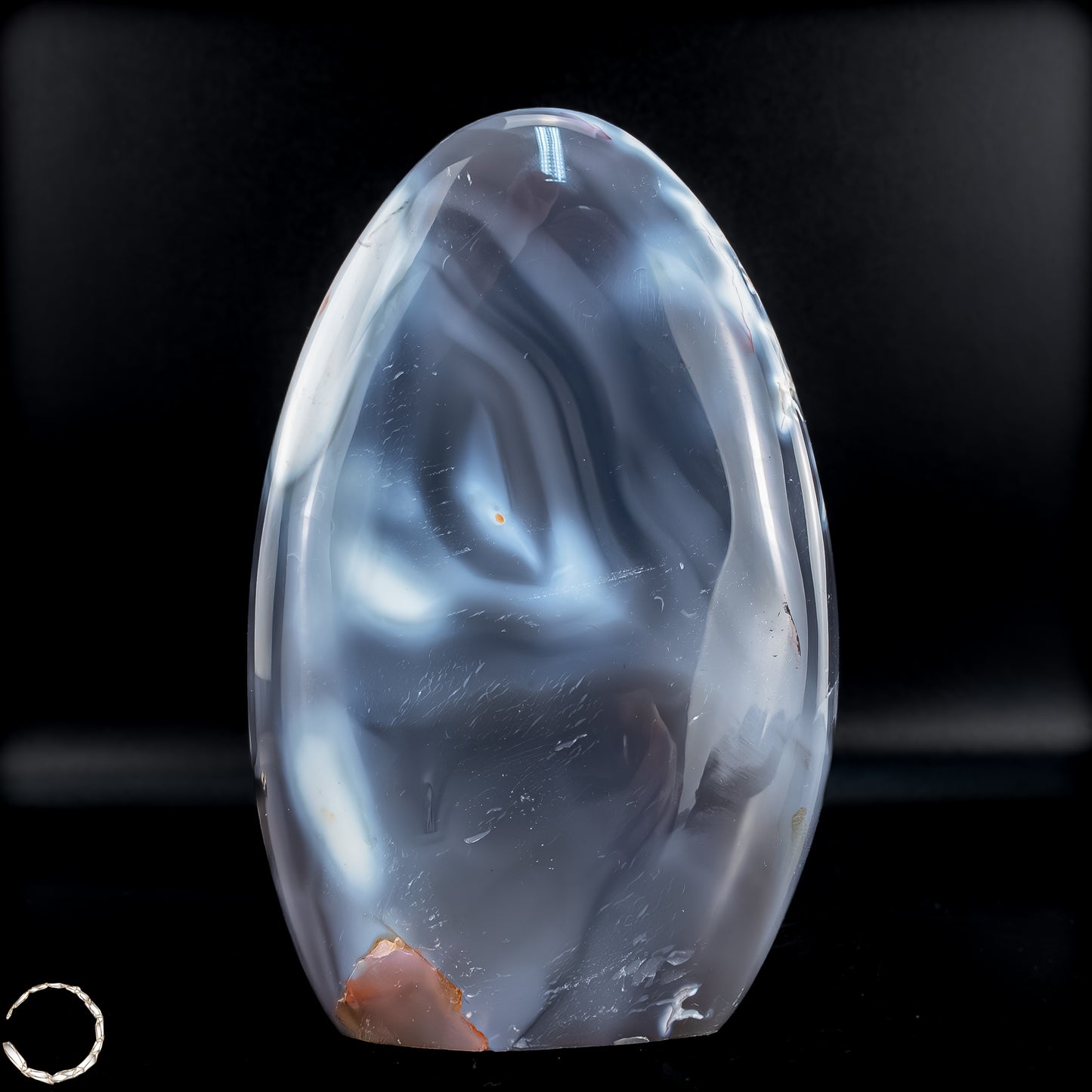 Natürliche Orca-Achat Kristall Freiform aus Brasilien - 607,12g