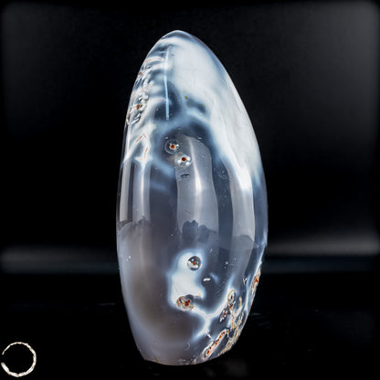 Natürliche Orca-Achat Kristall Freiform aus Brasilien - 607,12g