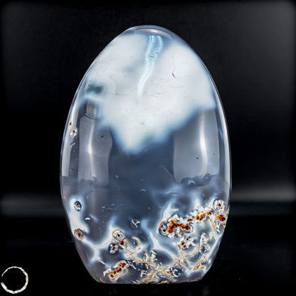 Natürliche Orca-Achat Kristall Freiform aus Brasilien - 607,12g