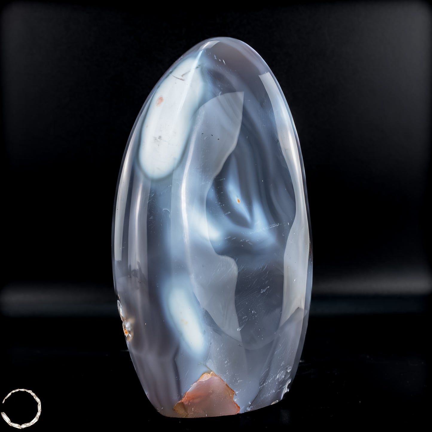 Natürliche Orca-Achat Kristall Freiform aus Brasilien - 607,12g