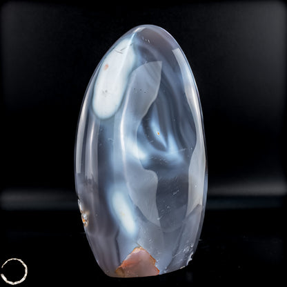 Natürliche Orca-Achat Kristall Freiform aus Brasilien - 607,12g