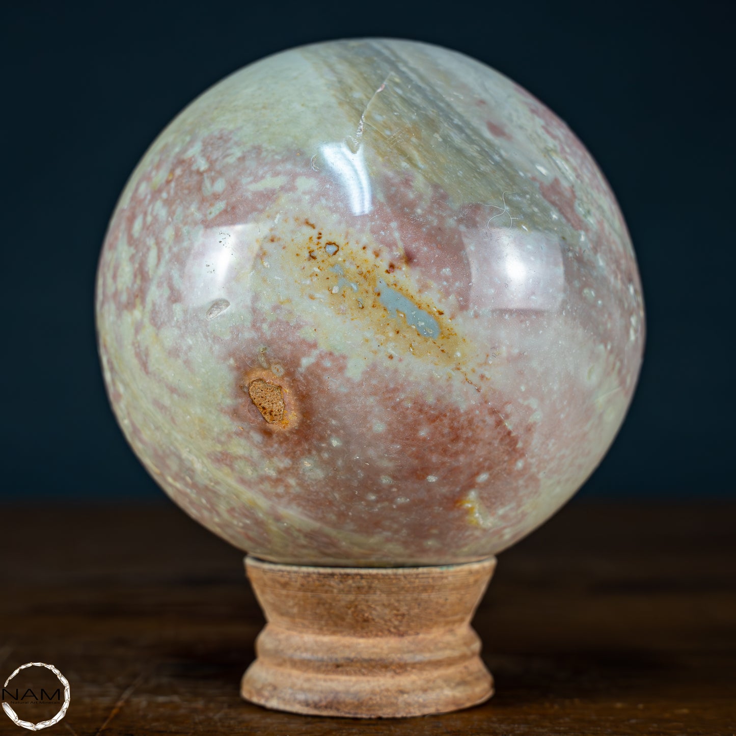 Natürliche Polychrome Jaspis Kristall-Kugel - 1057,91g